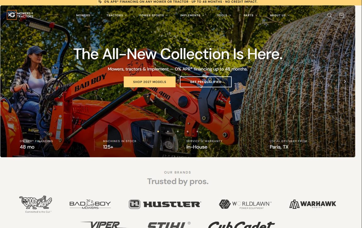 K and G Mowers – kgmowers.com